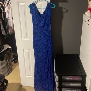 Blue gown